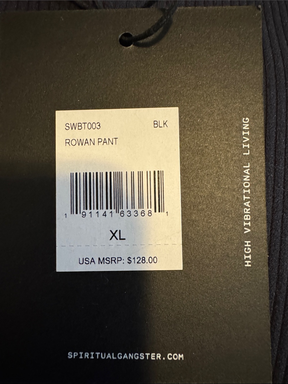Spiritual Gangster Black ROWEN PANT - Picture 8 of 10